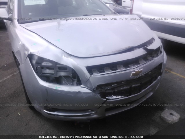 1G1ZC5E12BF131730 - 2011 CHEVROLET MALIBU 1LT SILVER photo 6