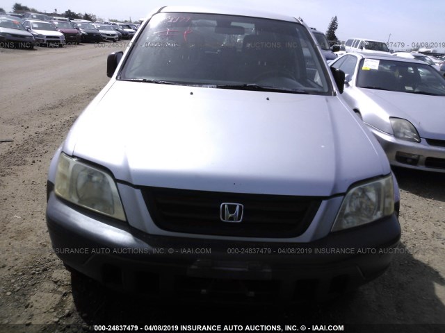 JHLRD18401C034046 - 2001 HONDA CR-V LX SILVER photo 6