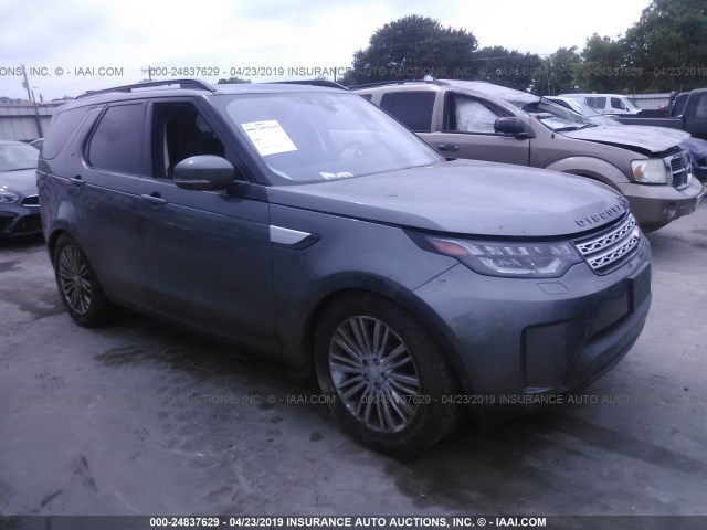 SALRRBBV5HA014881 - 2017 LAND ROVER DISCOVERY HSE GRAY photo 1