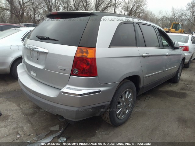 2A8GM68X17R173607 - 2007 CHRYSLER PACIFICA TOURING SILVER photo 4