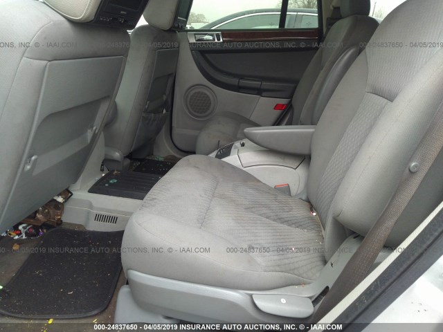 2A8GM68X17R173607 - 2007 CHRYSLER PACIFICA TOURING SILVER photo 8