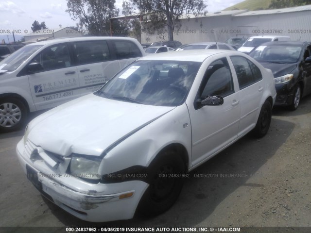 3VWRK69M22M027157 - 2002 VOLKSWAGEN JETTA GL WHITE photo 2