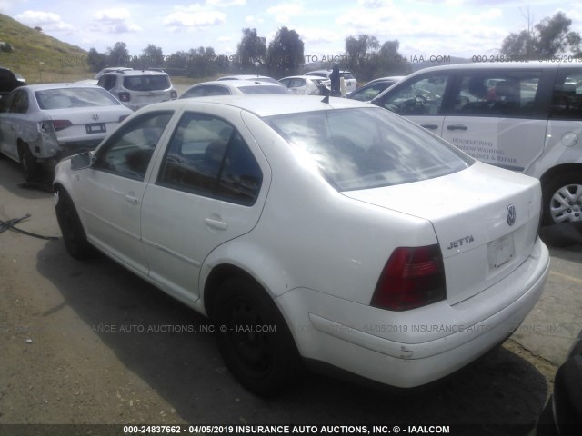 3VWRK69M22M027157 - 2002 VOLKSWAGEN JETTA GL WHITE photo 3