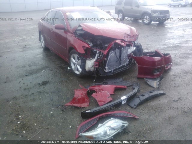 4T1BF3EK0AU047327 - 2010 TOYOTA CAMRY SE/LE/XLE RED photo 6