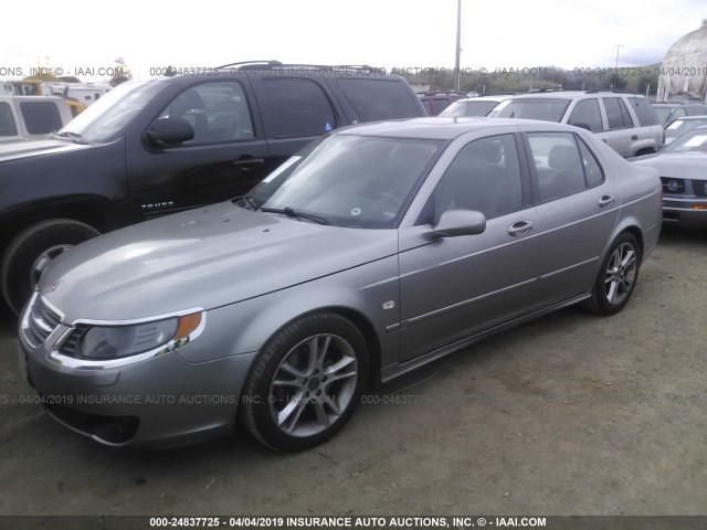 YS3EH49G863518833 - 2006 SAAB 9-5 AERO SILVER photo 2