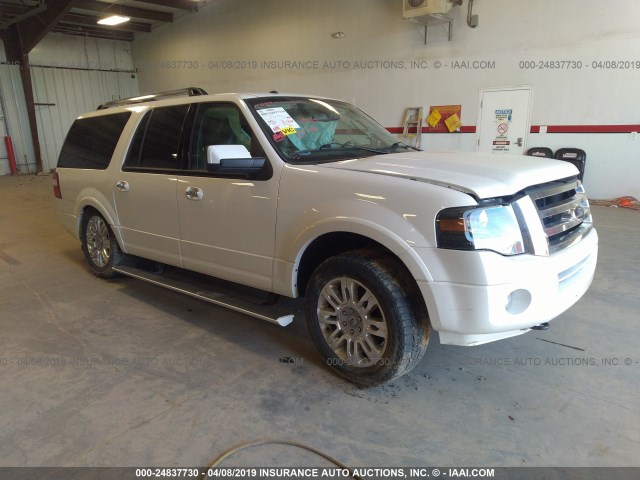 1FMJK2A52DEF00802 - 2013 FORD EXPEDITION EL LIMITED WHITE photo 1