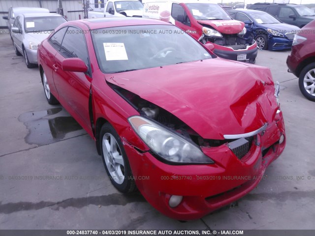 4T1CA38P35U052960 - 2005 TOYOTA CAMRY SOLARA SE/SLE RED photo 1