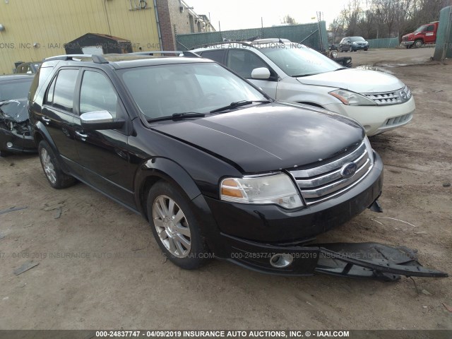 1FMDK06W48GA12528 - 2008 FORD TAURUS X LIMITED BLACK photo 1