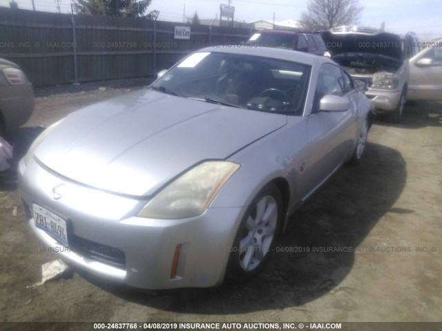 JN1AZ34EX3T017489 - 2003 NISSAN 350Z COUPE GRAY photo 2