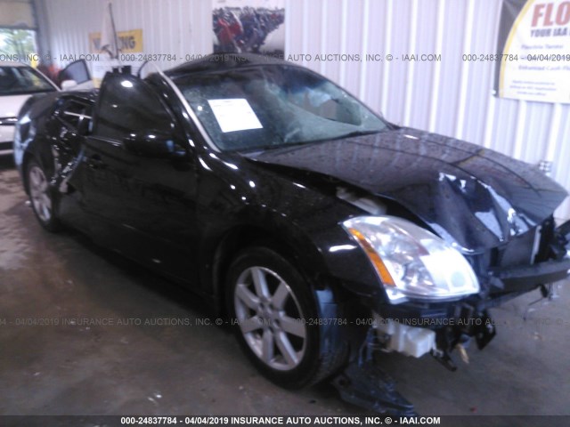 1N4BA41E36C837684 - 2006 NISSAN MAXIMA SE/SL BLACK photo 1