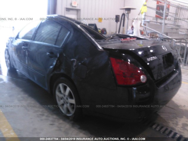 1N4BA41E36C837684 - 2006 NISSAN MAXIMA SE/SL BLACK photo 3