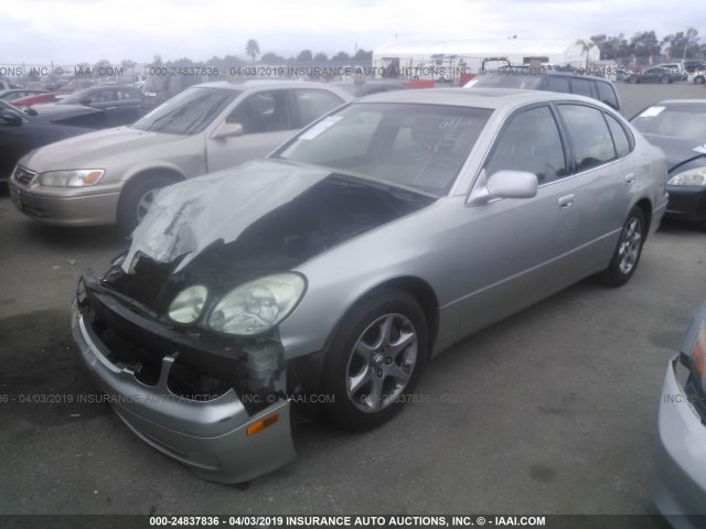 JT8BD69S610144110 - 2001 LEXUS GS 300 SILVER photo 2