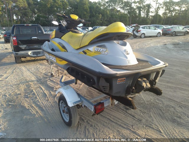 YDV05816A707 - 2007 SEADOO SEADOO GTI  YELLOW photo 3