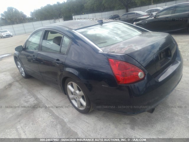 1N4BA41E84C834440 - 2004 NISSAN MAXIMA SE/SL BLUE photo 3