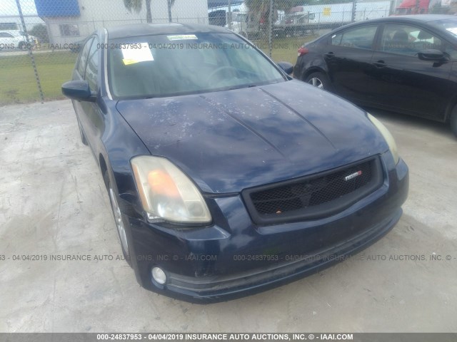 1N4BA41E84C834440 - 2004 NISSAN MAXIMA SE/SL BLUE photo 6