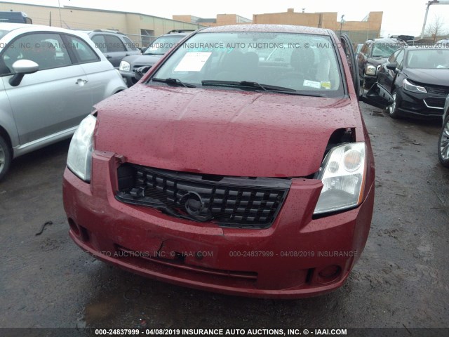 3N1AB61E38L734922 - 2008 NISSAN SENTRA 2.0/2.0S/2.0SL RED photo 10