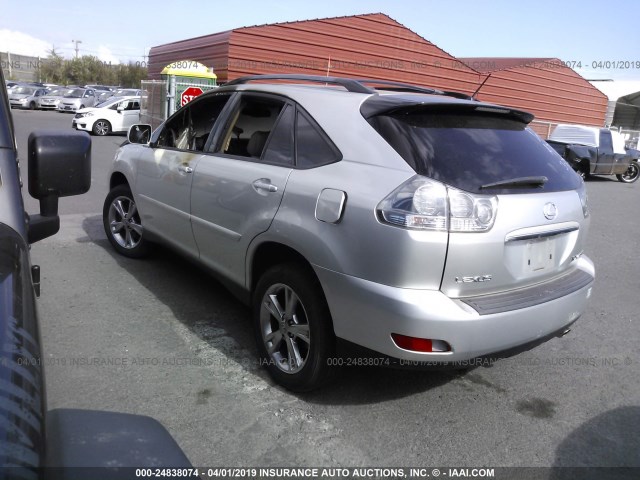 JTJHW31U360010662 - 2006 LEXUS RX 400 SILVER photo 3