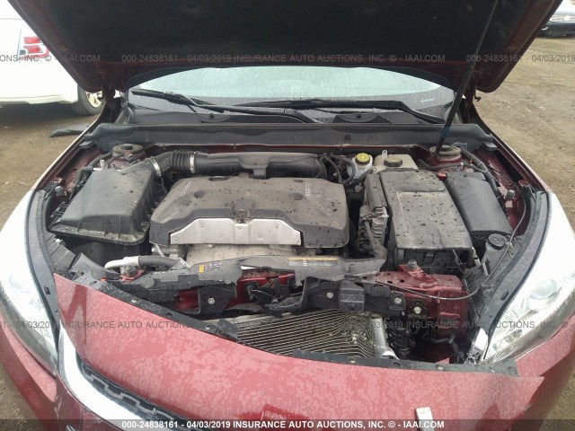 1G11C5SL3FF104089 - 2015 CHEVROLET MALIBU 1LT 栗色 照片 10