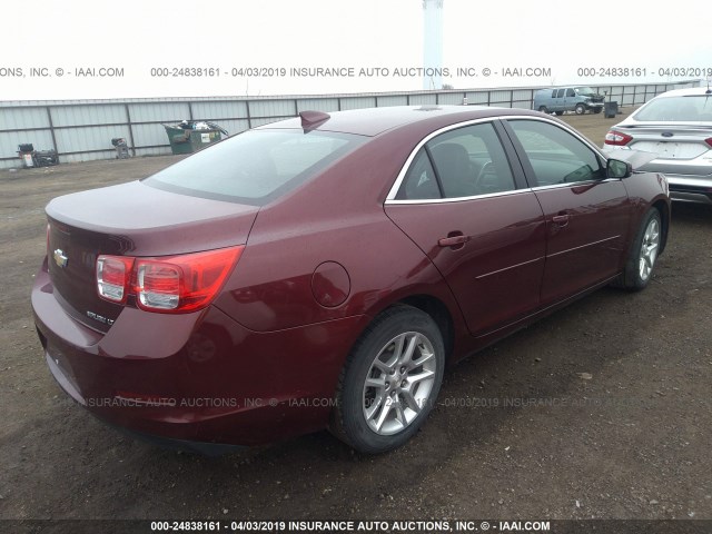 1G11C5SL3FF104089 - 2015 CHEVROLET MALIBU 1LT 栗色 照片 4