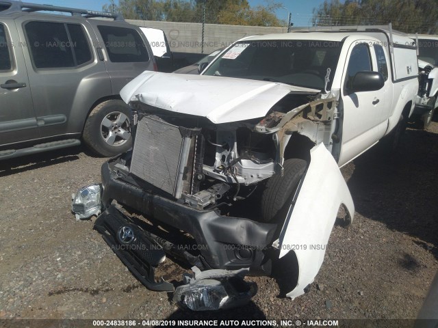 5TFTX4CN8FX049244 - 2015 TOYOTA TACOMA ACCESS CAB თეთრი ფოტო 2