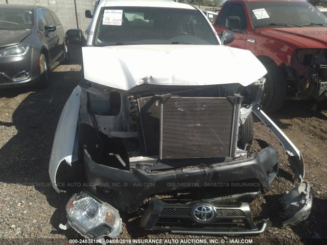 5TFTX4CN8FX049244 - 2015 TOYOTA TACOMA ACCESS CAB თეთრი ფოტო 6