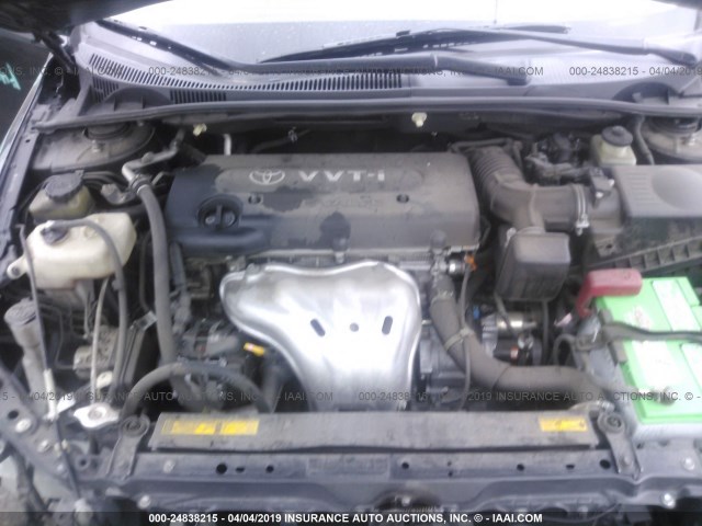 JTKDE167X80259340 - 2008 TOYOTA SCION TC BLACK photo 10