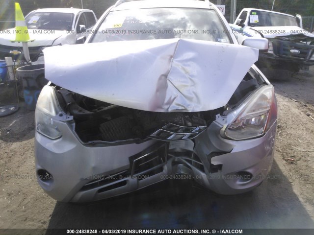 JN8AS5MT0CW255737 - 2012 NISSAN ROGUE S/SV 银色 照片 6
