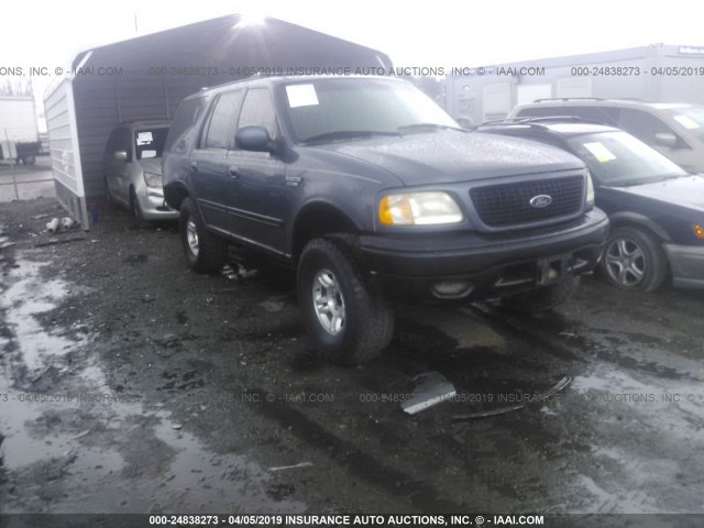 1FMPU18L4YLA54916 - 2000 FORD EXPEDITION EDDIE BAUER BLUE photo 1