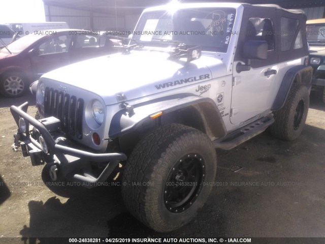 1J4AA2D19BL508057 - 2011 JEEP WRANGLER SPORT SILVER photo 6