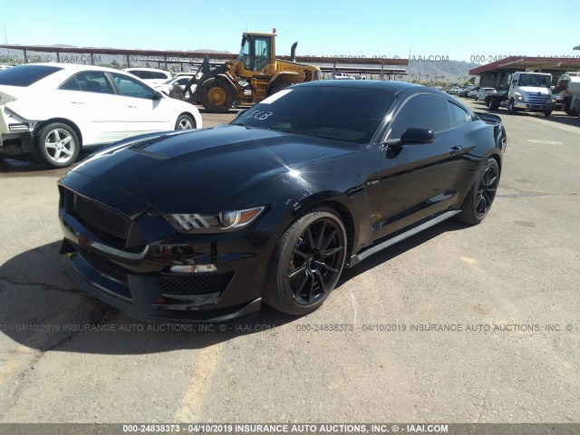 1FA6P8JZ3H5521638 - 2017 FORD MUSTANG SHELBY GT350 BLACK photo 2