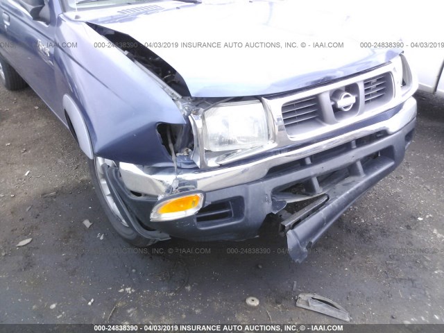 1N6DD26S7YC370377 - 2000 NISSAN FRONTIER KING CAB XE BLUE photo 6