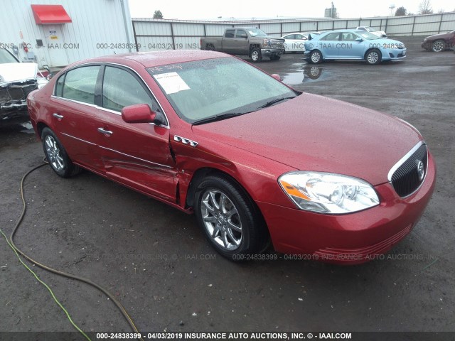 1G4HD57296U161956 - 2006 BUICK LUCERNE CXL RED photo 1