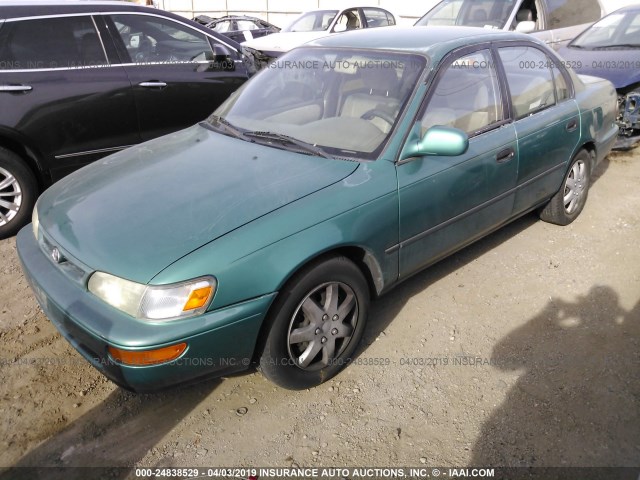 1NXBB02E9VZ516509 - 1997 TOYOTA COROLLA DX GREEN photo 2