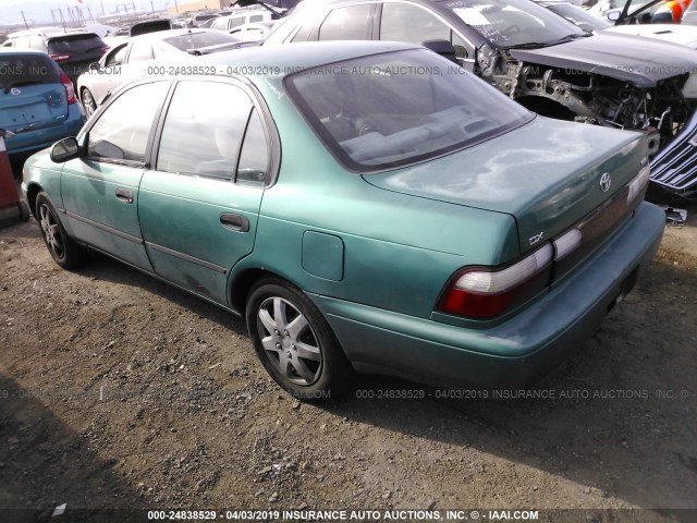 1NXBB02E9VZ516509 - 1997 TOYOTA COROLLA DX GREEN photo 3