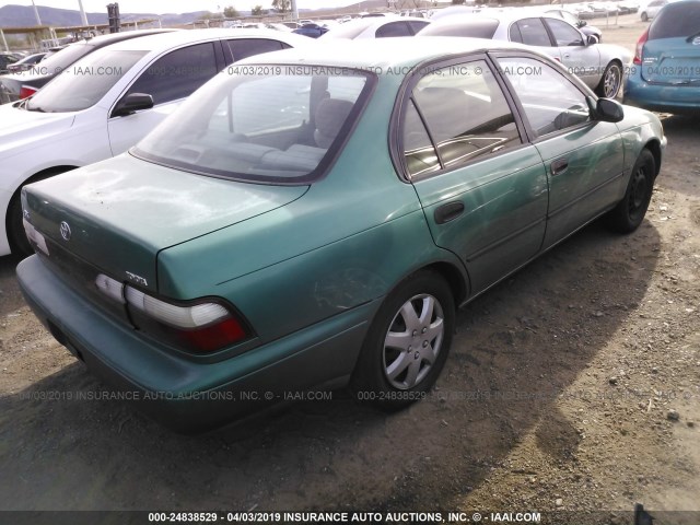 1NXBB02E9VZ516509 - 1997 TOYOTA COROLLA DX GREEN photo 4