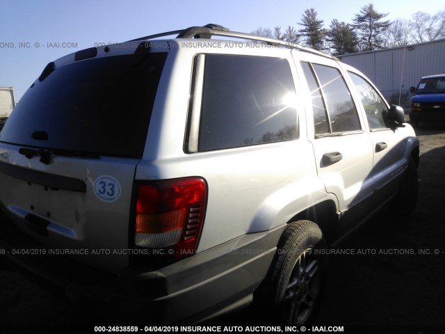 1J4GW48S64C432195 - 2004 JEEP GRAND CHEROKEE LAREDO/COLUMBIA/FREEDOM 银色 照片 4