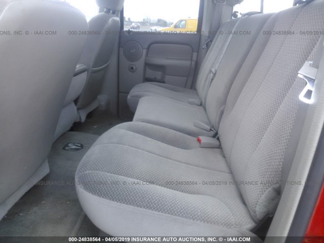 3D7KR28C75G731624 - 2005 DODGE RAM 2500 ST/SLT 红色 照片 8