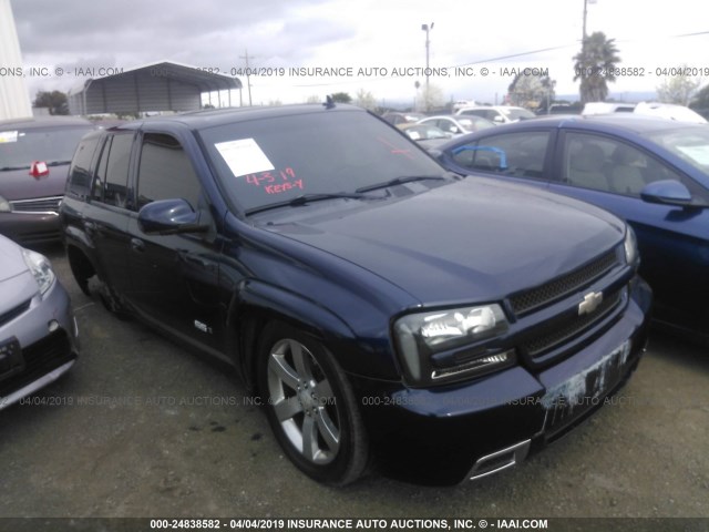 1GNES13H972190555 - 2007 CHEVROLET TRAILBLAZER SS Dark Blue photo 1