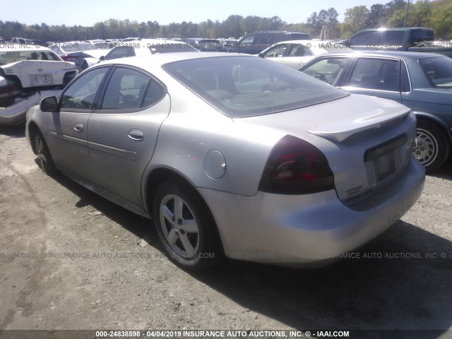 2G2WP552571100529 - 2007 PONTIAC GRAND PRIX SILVER photo 3