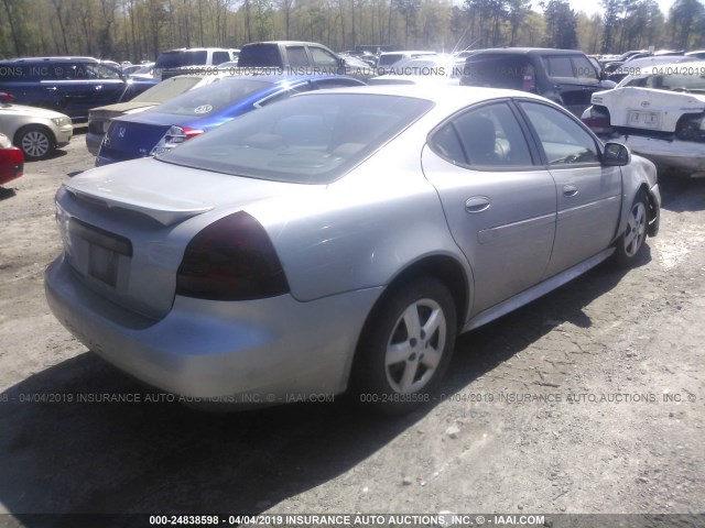 2G2WP552571100529 - 2007 PONTIAC GRAND PRIX SILVER photo 4