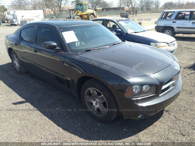 2B3KA43G76H420706 - 2006 DODGE CHARGER SE/SXT BLACK photo 1