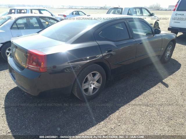 2B3KA43G76H420706 - 2006 DODGE CHARGER SE/SXT BLACK photo 4