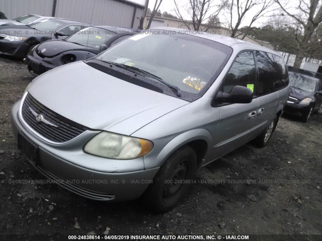 2C8GP44L63R195780 - 2003 CHRYSLER TOWN & COUNTRY LX GREEN photo 2