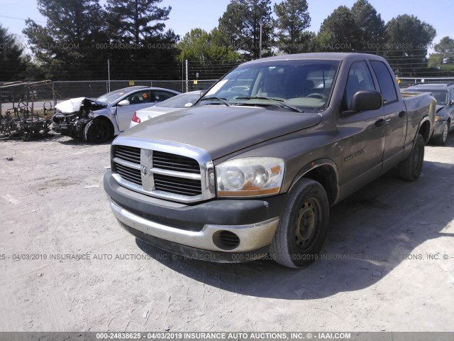 1D7HA18KX6J174372 - 2006 DODGE RAM 1500 ST BROWN photo 2