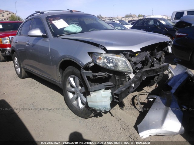 JNRAS08W64X218805 - 2004 INFINITI FX35 SILVER photo 1