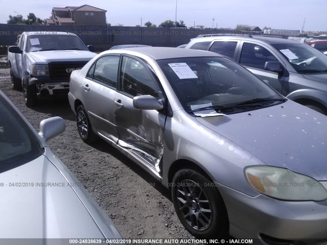 1NXBR32E05Z443687 - 2005 TOYOTA COROLLA CE/LE/S Champagne photo 6