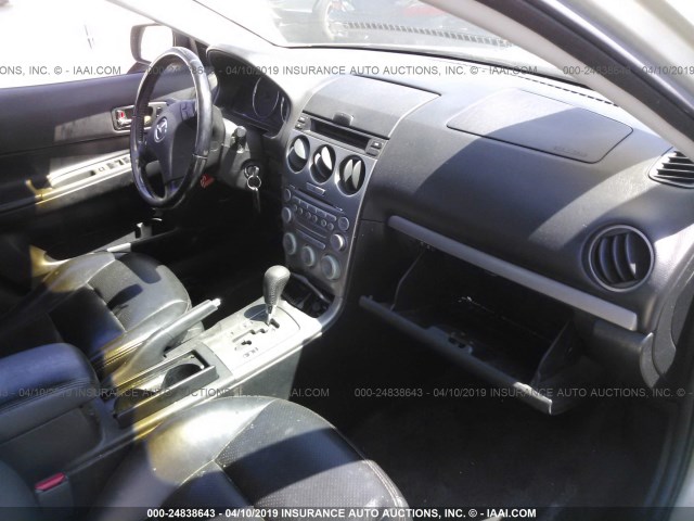 1YVHP80D655M59313 - 2005 MAZDA 6 S SILVER photo 5