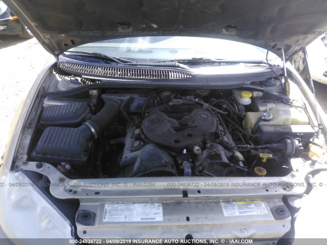 2B3HD46R62H172232 - 2002 DODGE INTREPID SE TAN photo 10