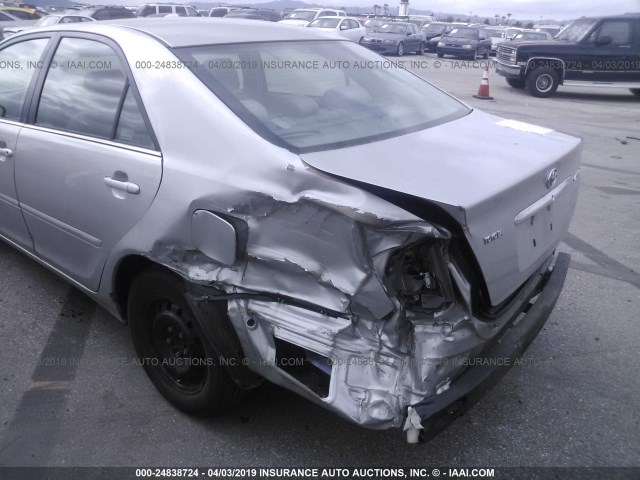 4T1BE32K06U128634 - 2006 TOYOTA CAMRY LE/XLE/SE SILVER photo 6