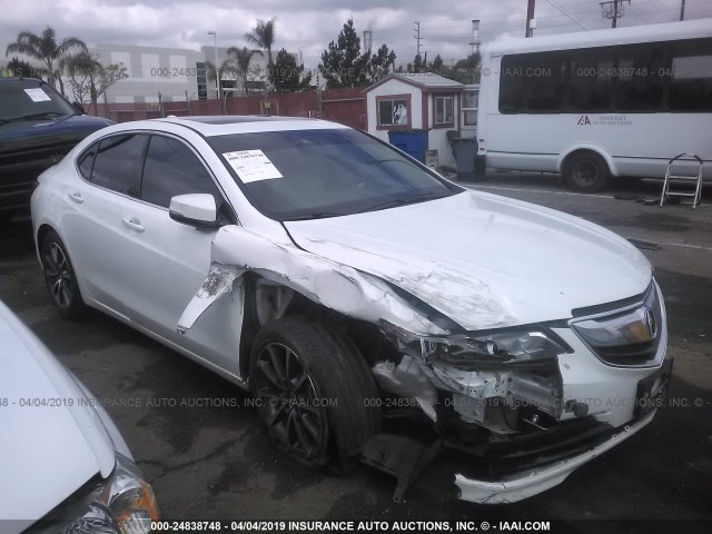 19UUB3F50FA010077 - 2015 ACURA TLX TECH WHITE photo 1